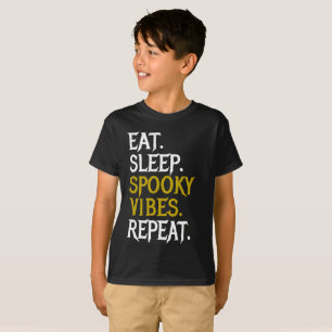 T-shirt Manger Dormir Ambiançe Époouvantable Répéter - Hal