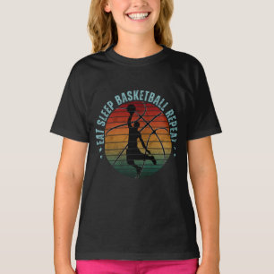 T-SHIRT MANGER DORMIR BASKETBALL RÉPÉTER