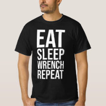Manger, Dormir, clé, Répéter - version blanche