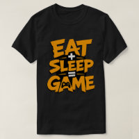 Manger Dormir Jeu Orange Grunge Citation Joueur