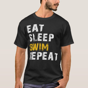 T-shirt manger dormir nager