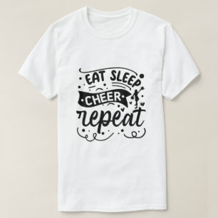 T-shirt Manger Dormir Se Réjouir Répéter