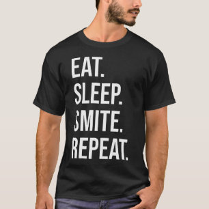 T-shirt Manger Dormir Smite Répéter Drôle Rpg Jeu De Rôle