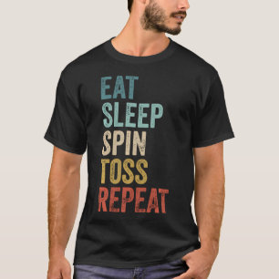 T-shirt Manger Dormir Toupie Répéter Toupie