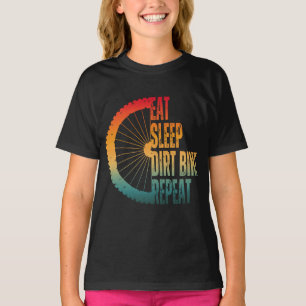 T-SHIRT MANGER DORMIR VÉLO TOUT TERRAIN RÉPÉTER