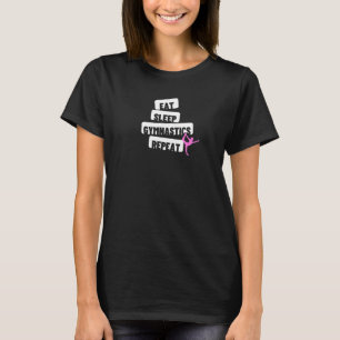 T-shirt Manger Gymnastique du sommeil Répéter Tumbling 2