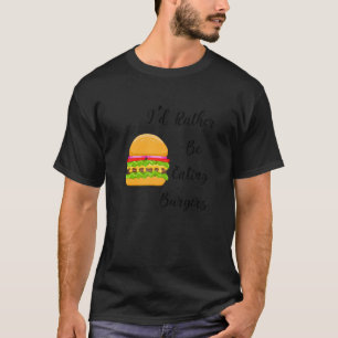 T-shirt Manger Hamburgers Restauration rapide Burgers