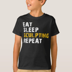T-shirt manger la sculpture du sommeil