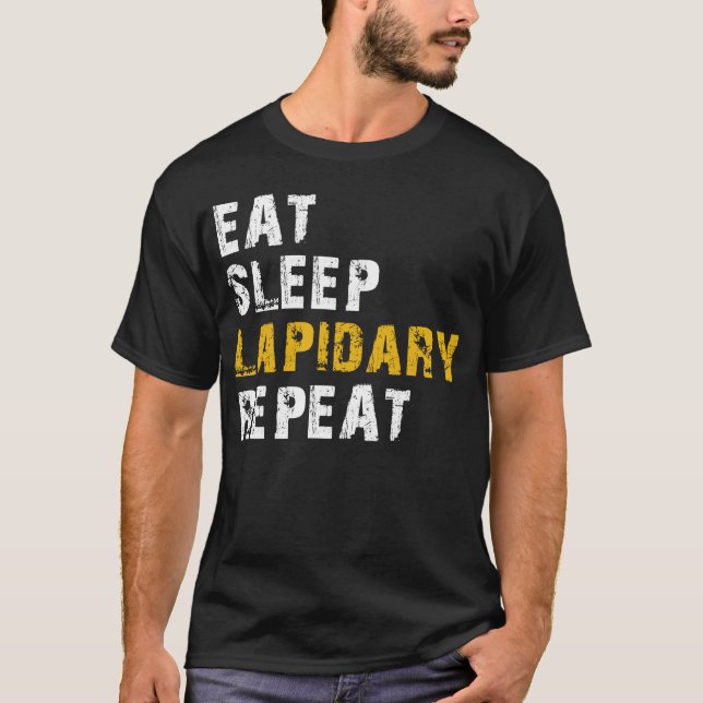T-shirt manger lapidaire de sommeil (Devant)