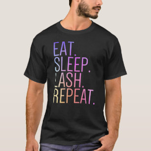 T-shirt Manger Lash de sommeil Répéter Eyelash Maquillage