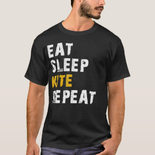 T-shirt manger le kite de sommeil répéter