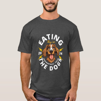 T-shirt manger les chiens garçon ami
