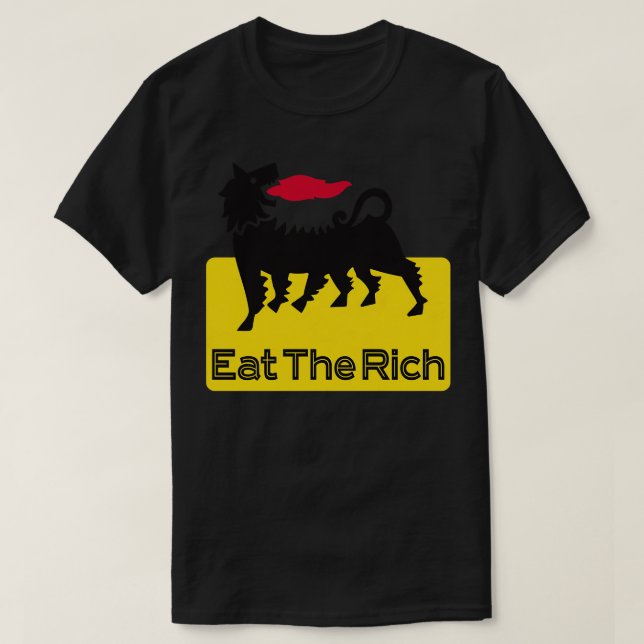 T-SHIRT MANGER LES RICHES 3 (Design devant)