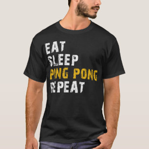 T-shirt manger ping pong