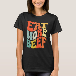 T-shirt Manger Plus De Boeuf Soutenir Les Agriculteurs Loc