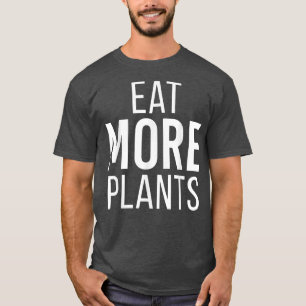T-shirt Manger Plus Plante Funny Vegetarian Vegetarian Veg