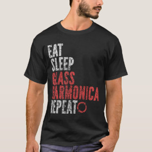 T-shirt Manger Sleep Glass harmonica Répéter