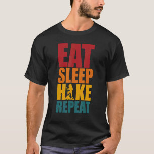 T-shirt Manger Sleep Randonnée Répéter Classic Summer Vaca