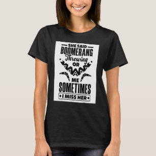T-shirt Manger Sommeil Boomerang Répéter Lanceur de Boomer