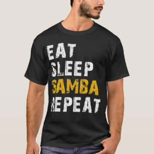 T-shirt manger sommeil samba