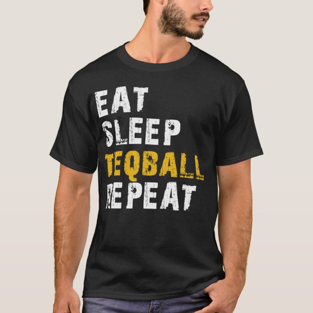 T-shirt manger sommeil Teqball (Devant)