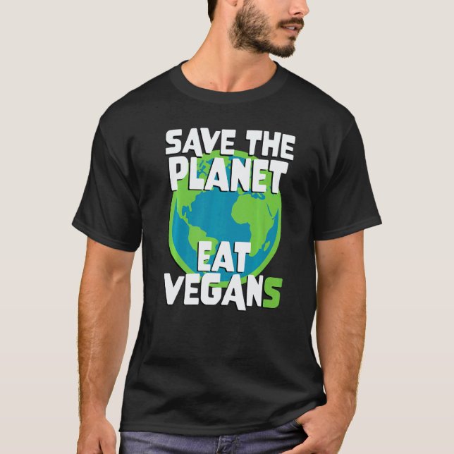T-shirt Manger Végétalien (Devant)