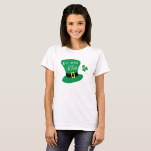 T-shirt Mangez, boisson et soyez le jour de St Patrick