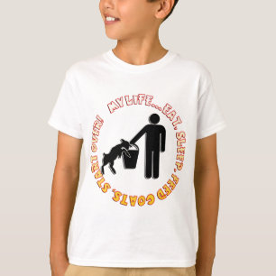 T-SHIRT MANGEZ, DORMEZ, ALIMENTEZ LES CHÈVRES, COMMENCEZ