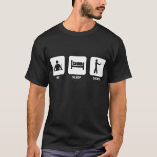 T-shirt Mangez, dormez, tirez