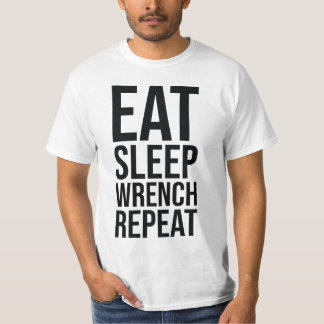 T-shirt Mangez, Dormir, clé, Répéter