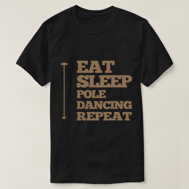 T-shirt Mangez du bâton de sommeilDanse et répétition (Design devant)