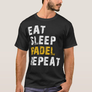 T-shirt mangez du padel