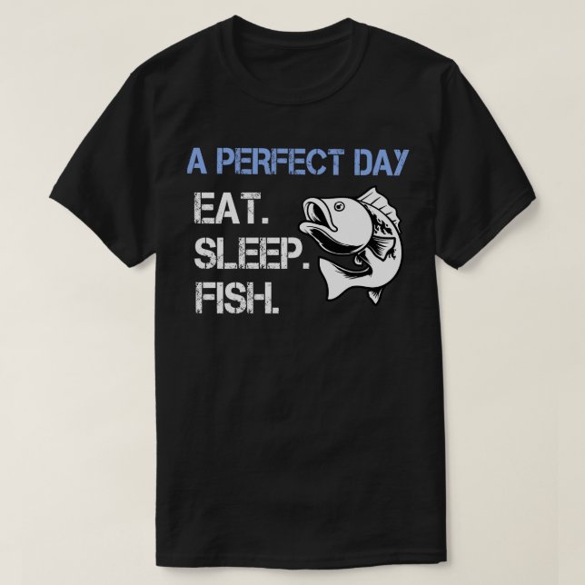T-shirt Mangez du poisson endormi (Design devant)