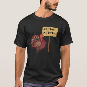 T-shirt Mangez du TOFU pas de dinde Thanksgiving végan