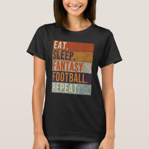 T-shirt Mangez Imaginaire sommeil Football Lover Répéter R