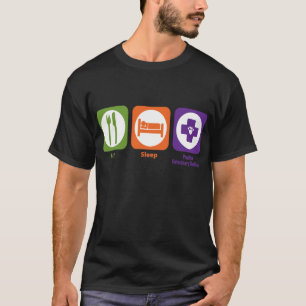 T-shirt Mangez la médecine vétérinaire de pratique en