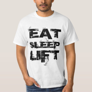 T-shirt MANGEZ la pièce en t de valeur d'ASCENSEUR de