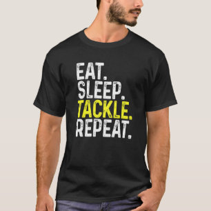 T-shirt Mangez la poignée de sommeil Répéter le joueur de