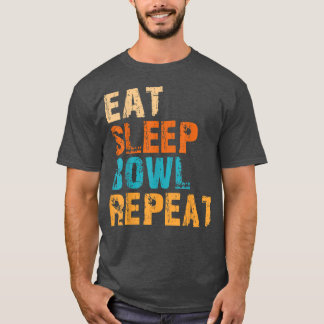 T-shirt Mangez le bol de sommeil Répéter la journée nation