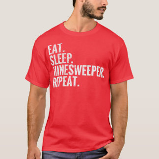 T-shirt Mangez le Minesweeper du sommeil Répéter