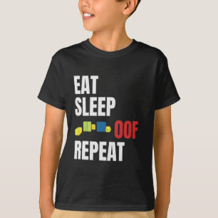 T-shirt Mangez le sommeil de la répétition amusant mème Ga