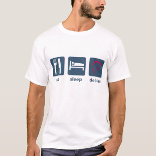 T-shirt Mangez le sommeil debian