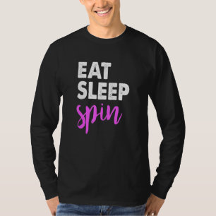 T-shirt Mangez le sommeil Spin Gym Sayym Sayying Classe de