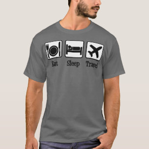 T-shirt Mangez le sommeil Voyage