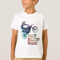 Mangez le vélo de saleté de tour de sommeil