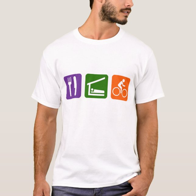 T-shirt Mangez le Vélo du sommeil (Devant)