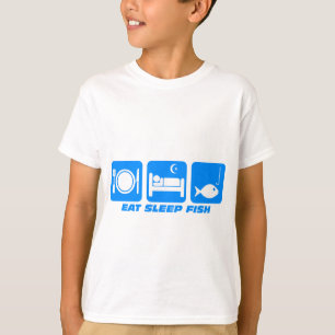 T-shirt mangez les poissons de sommeil