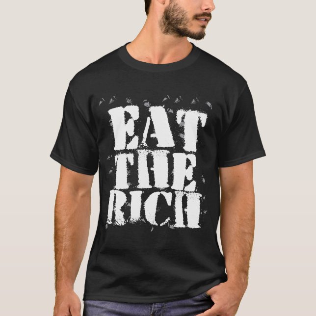 T-shirt Mangez les riches (Devant)