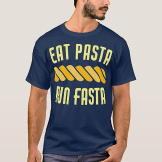 T-shirt Mangez Pasta Run Fasta Drôle Runner Runner Runner 