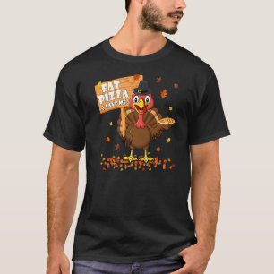T-shirt Mangez Pizza et sauvez la Turquie Adulte Vegan Enf
